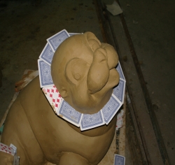 泥稿雕塑