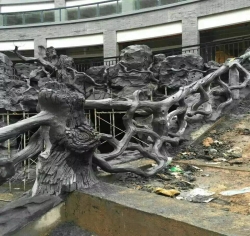 仿石仿木假山