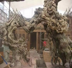仿石仿木假山