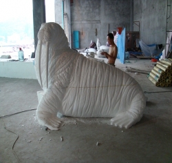 泡沫雕塑海狮