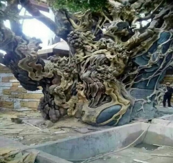 大连仿木雕塑
